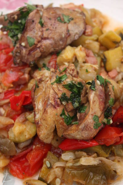 istock Ratatouille Broiled Chicken Livers 828380608