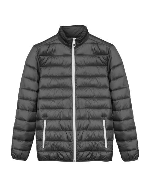 istock Black men sport winter down jacket isolated white 828381798