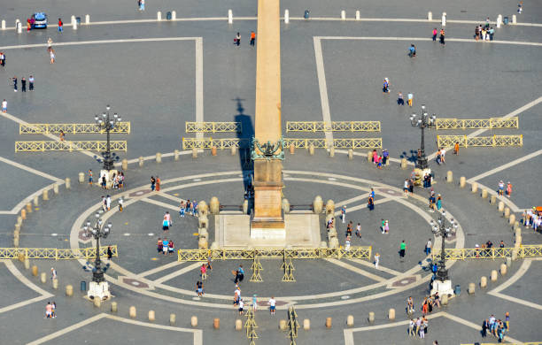 vista aérea da praça são pedro no vaticano - statue architecture st peters basilica vatican - fotografias e filmes do acervo