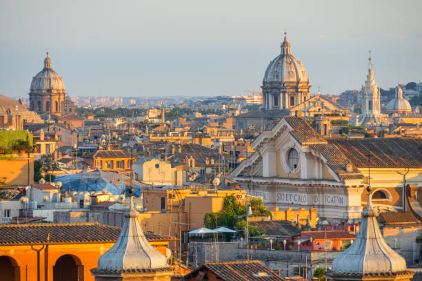 istock View of Rome, Italy 828403158