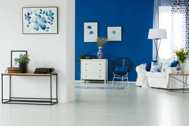 istock Living room with hallway 828412090