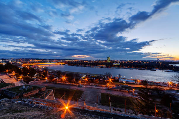 istock Belgrade fortress and panorama view 828414570