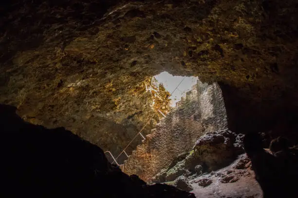 This was an old cave used by the slave industry hundreds of years before