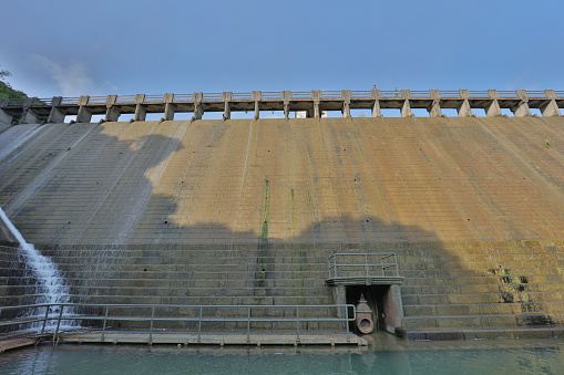 the dam at Aberdeen Lower Reservoir 2017