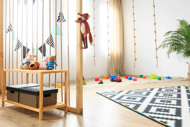 istock Wooden room for children 828428956