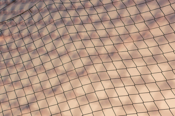 istock Sports net on the court 828436982
