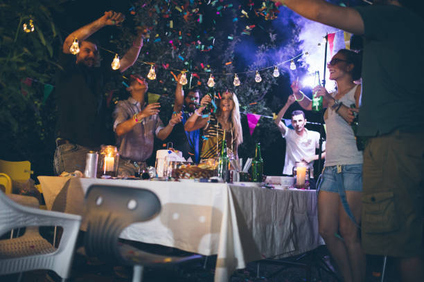 istock Amazing party outdoors 828437984