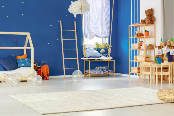 istock Kids room with swing 828441226