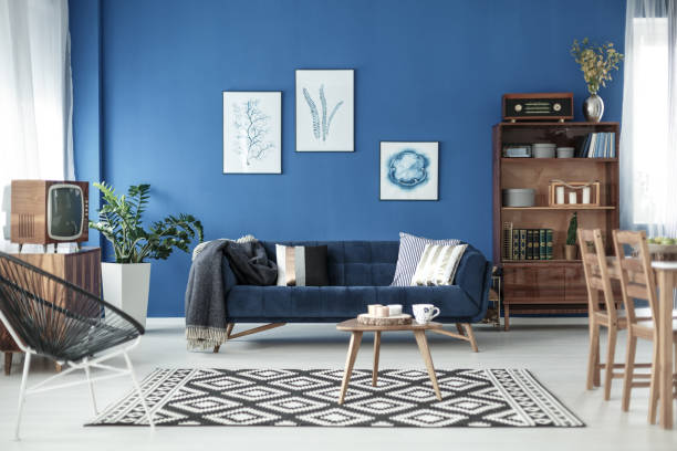 istock Living room view in apartment 828457546