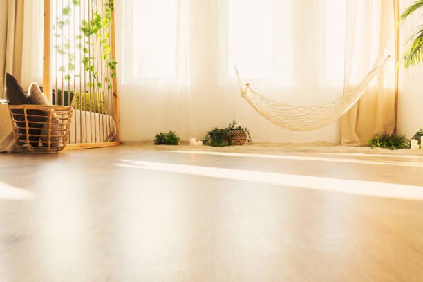 istock View of hammock in room 828461258