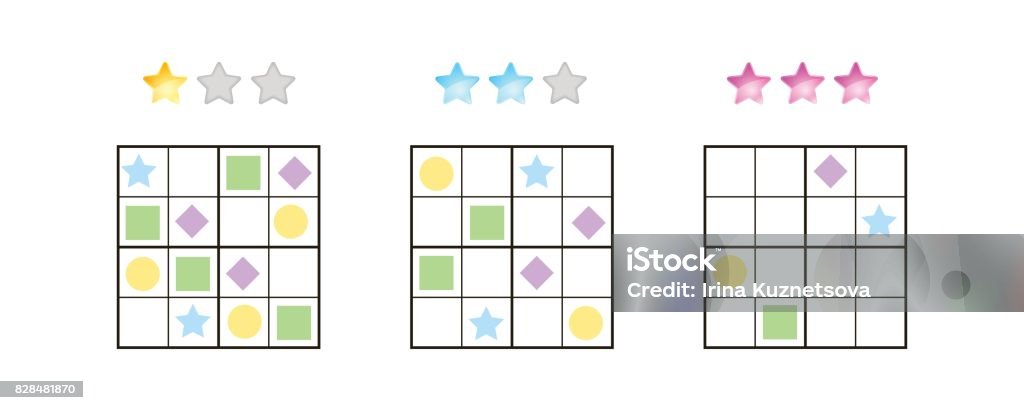 Jogo educativo de sudoku para crianças com bichinhos fofos