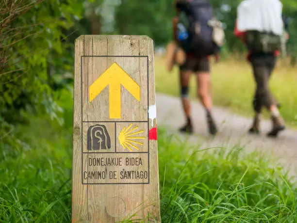 Photo of pilgrimage at Camino de Santiago