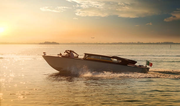 istock Taxi in Venice 828486564