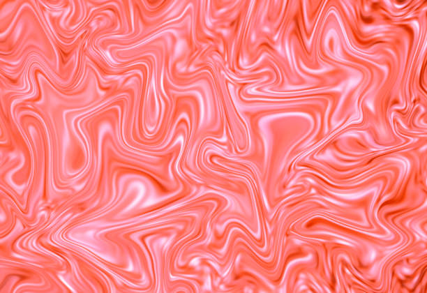 istock Pale red and orange background. Marble texture digital illustration. 828488896