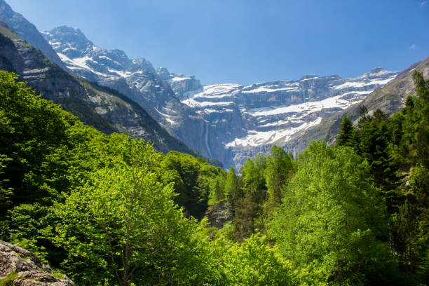 ピレネー山脈 - gavarnie falls ストックフォトと画像