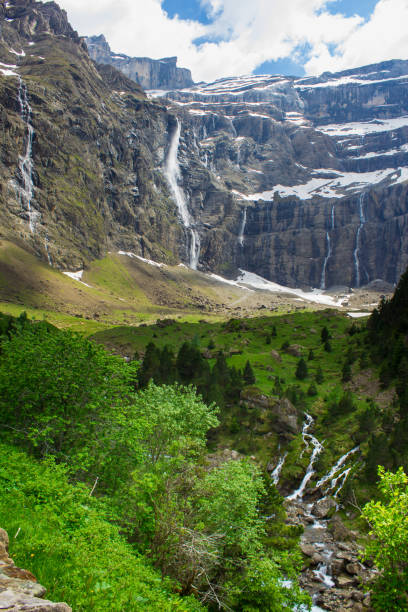 ピレネー山脈 - gavarnie falls ストックフォトと画像