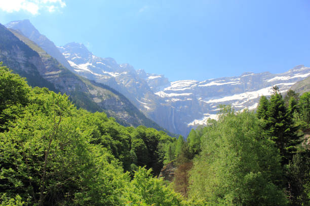 ピレネー山脈 - gavarnie falls ストックフォトと画像