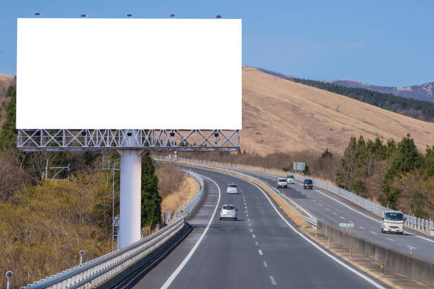 istock billboard blank on countryside road for advertising background 828513502