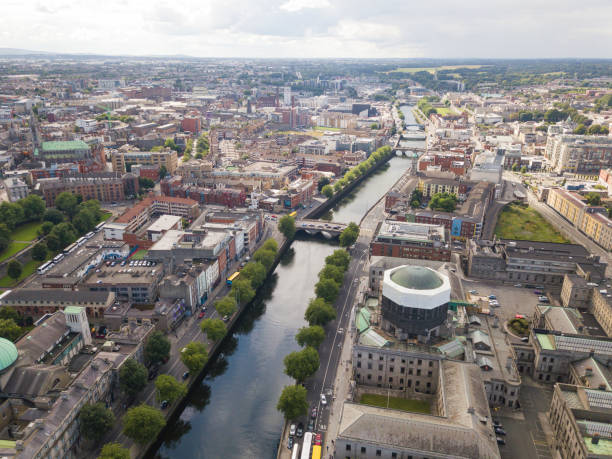 istock View along the River Liffey, Dublin, Ireland. 828513948