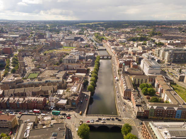 istock View along the River Liffey, Dublin, Ireland. 828514170