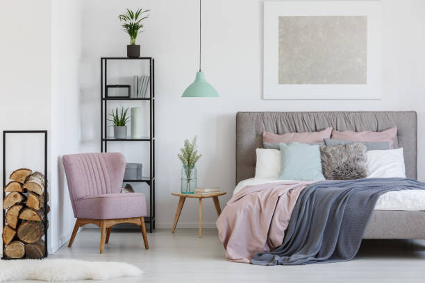 istock Comfy armchair in the corner 828515398