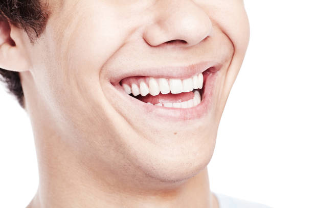 istock Awesome toothy smile closeup 828515990