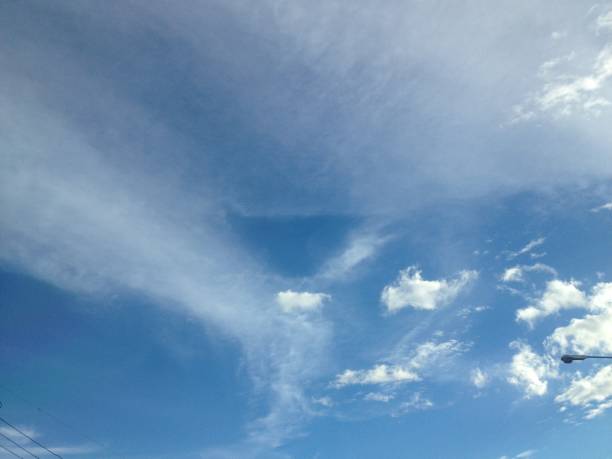 istock white clouds and blue sky for nature background 828526718