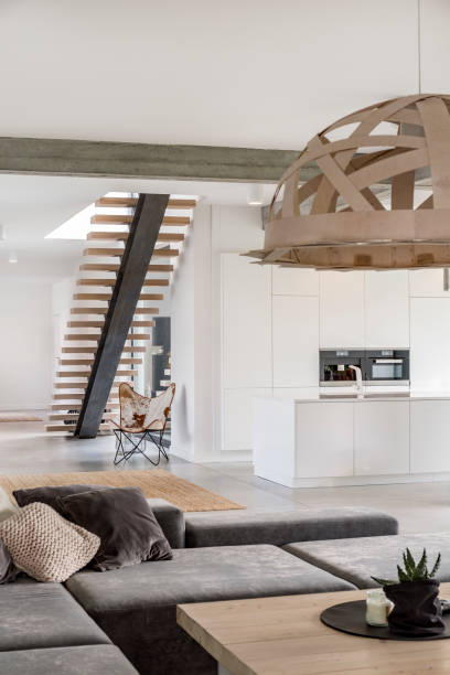Living room with kitchen annex