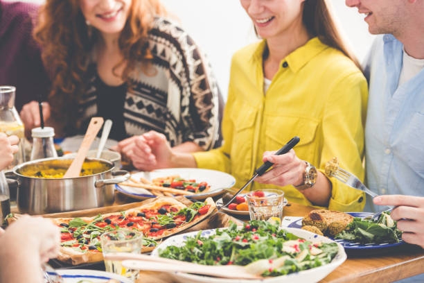 istock Vegetarians eat healthy and organic food 828545706