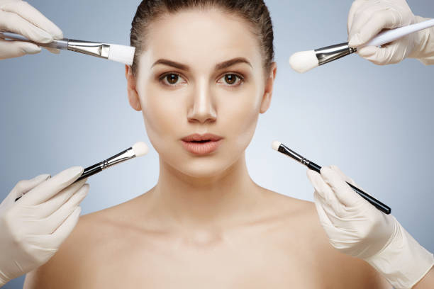 istock Cute girl with face mask 828551780