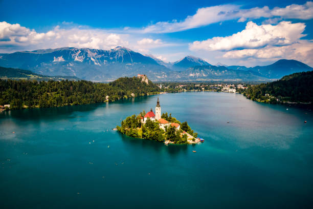 istock Slovenia - resort Lake Bled. 828552524