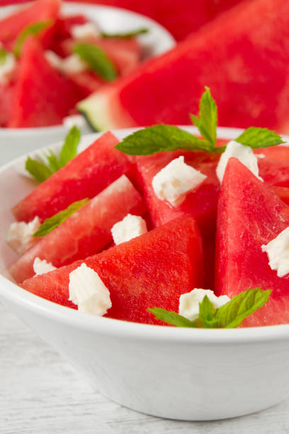 istock Watermelon Salad with Feta Cheese and Mint 828553268