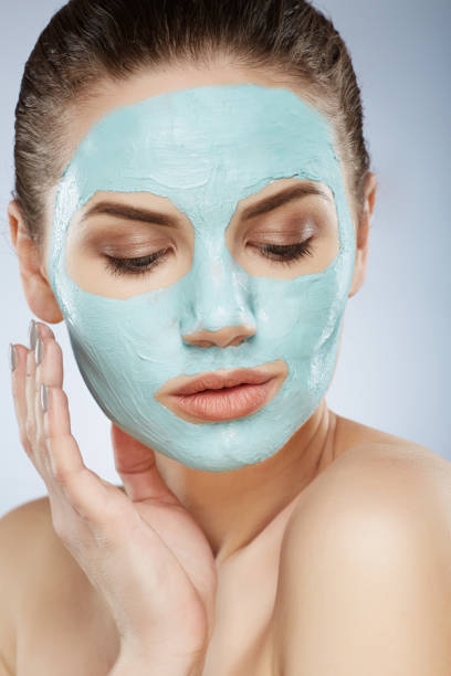 istock Cute girl with face mask 828558924