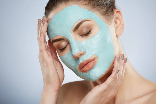 istock Cute girl with face mask 828561204