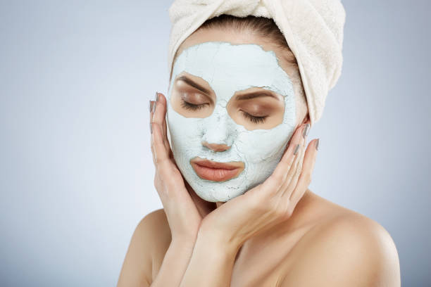 istock Cute girl with face mask 828562146