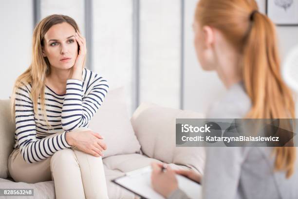 Mental Health And Counseling Concept Stock Photo - Download Image Now - Psychotherapy, Alternative Therapy, Mental Health Professional