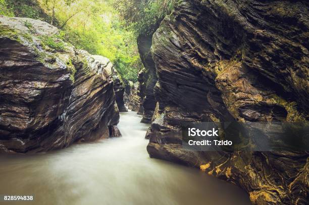 Landscape Of Grand Canyon Wang Sila Laeng In Nan Province Thailand Stock Photo - Download Image Now