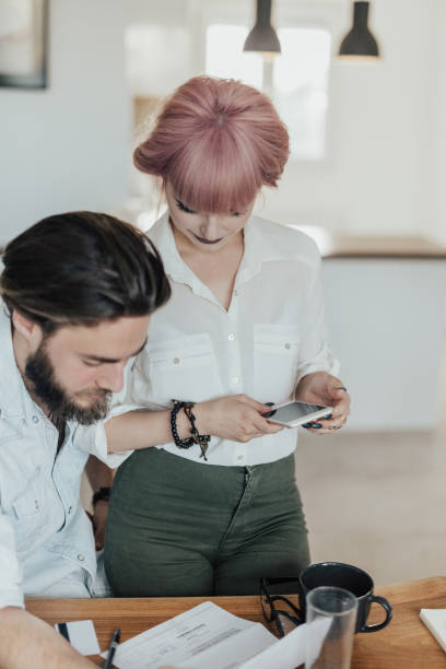 istock Couple working on a household budgeting 828611662