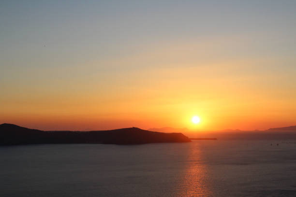 istock Sunset View of the Ocean and Islands 828661848