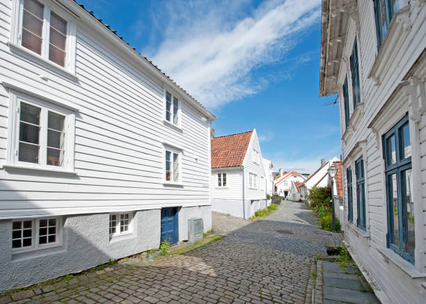 istock Quiet Straen street, Stavanger, Norway 828667022