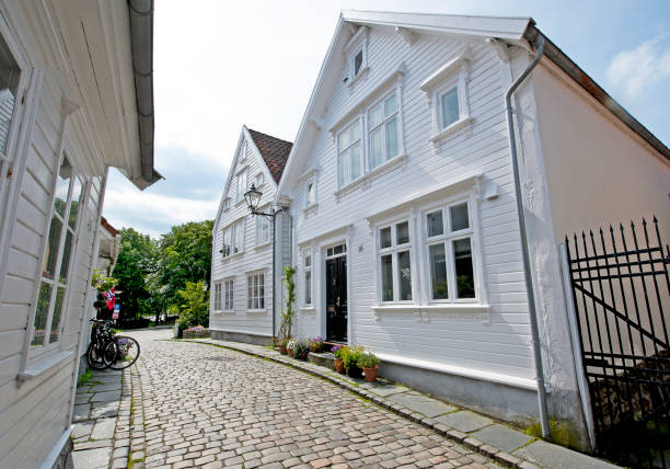 istock Peaceful place, Gamle Stavanger, Norway 828669554