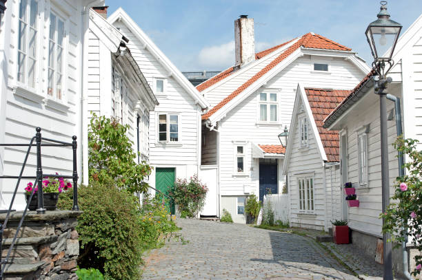 istock Junction in Gamle Stavanger, Norway 828669736