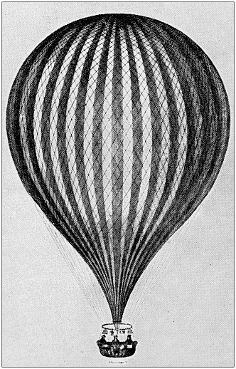 Antique illustration: Air Baloon
