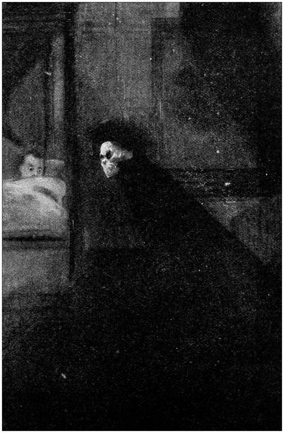 Antique illustration: Ghost