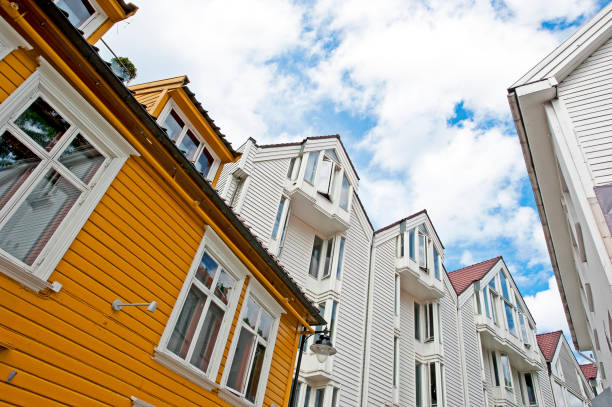 istock Old and new in wood, Stavanger, Norway 828709074