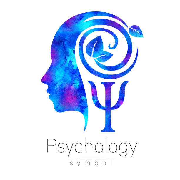 Modern head Logo sign of Psychology. Profile Human. Green Leaves. Letter Psi . Symbol in . Design concept. Brand company. Blue color isolated on white background. Icon for web, logotype. Modern head Logo sign of Psychology. Profile Human. Green Leaves. Letter Psi . Symbol in . Design concept. Brand company. Blue color isolated on white background. Icon for web, logotype psi stock illustrations