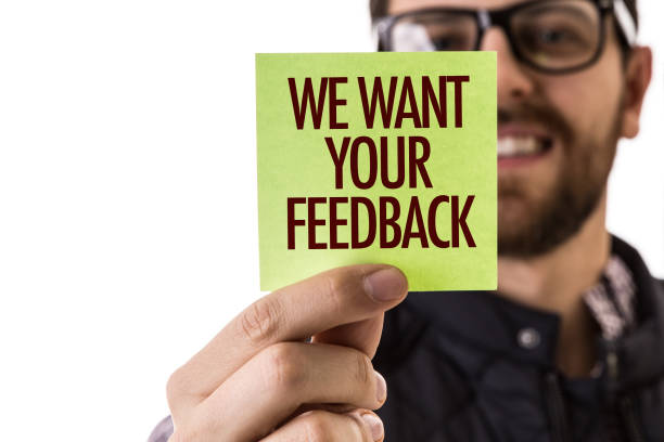 We Want Your Feedback We Want Your Feedback sign guest book photos stock pictures, royalty-free photos & images