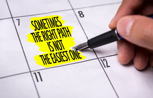 istock Sometimes The Right Path is Not the Easiest One 828714884