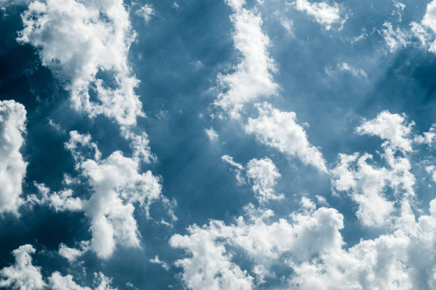 istock blue sky with clouds sunny weather with sunshine 828726576