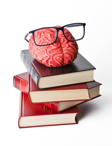 istock Books with a Brain and Eyeglasses 828726786